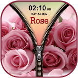 3D Rose Zipper Lock Screen icon