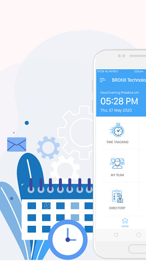 Android application KLOCKNOW screenshort