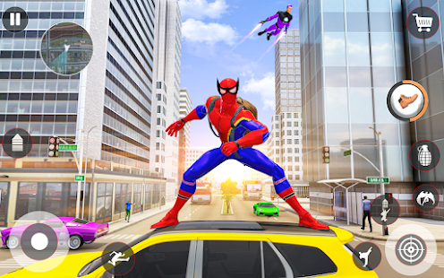 Spider Rope Hero: Flying Superhero Robot Games screenshots 18