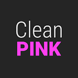 GO Contacts Clean Pink Theme icon