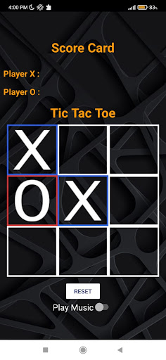 Tic Tac Toe Screen 2