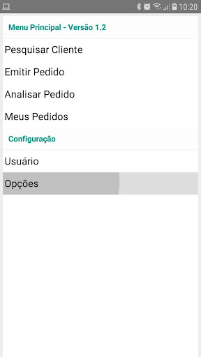 Android application Pedido Mobile - Intelitime Sol screenshort