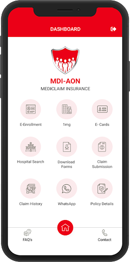 Android application MDI AON screenshort