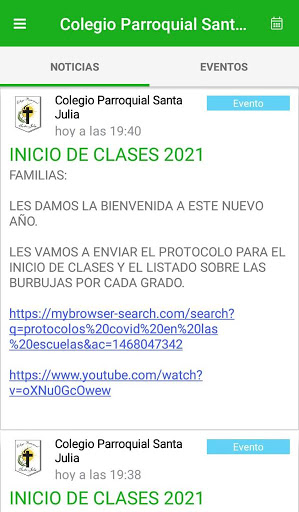 Colegio Parroquial Santa Julia Screen 2