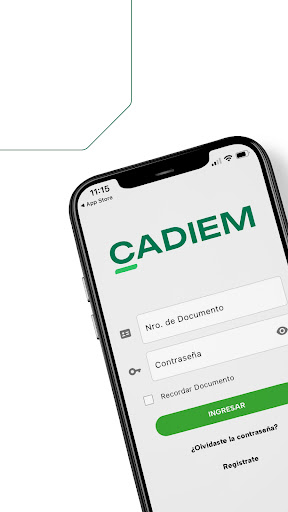 Android application CADIEM screenshort