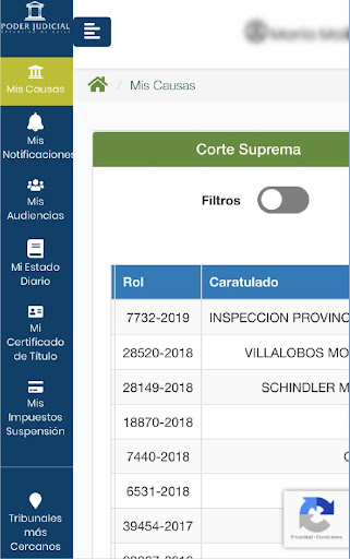 Oficina Judicial Virtual Screen 3