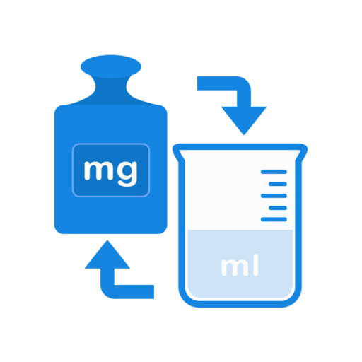 mg to mL Calculator  Icon