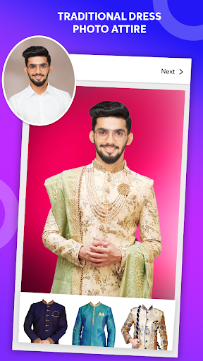 Smarty Men Jacket Photo Editor Screen 3