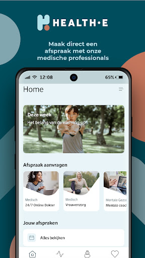 Android application Health-e screenshort