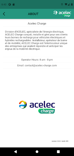 Acelec Charge Screen 3