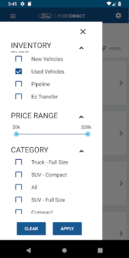 FordDirect CRM Pro Mobile Screen 3