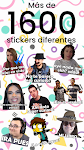 screenshot of Stickers de Youtubers para WA