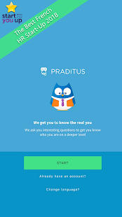 Praditus Personality Test Screenshot