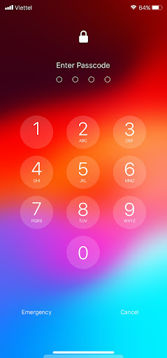 iOS Lock Screen iPhone 16 Screen 2