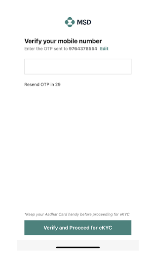 Android application MSDKeYPaP screenshort