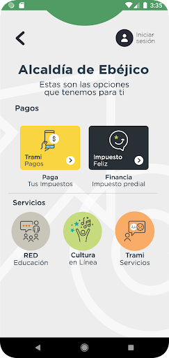 Trami App Ebejico Screen 2