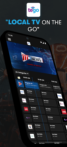 Android application Tego TV screenshort