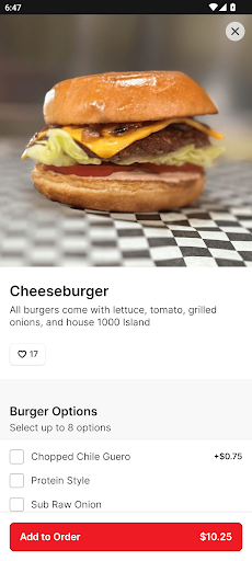 Hayes Burger Screen 3