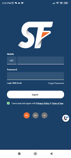 Android application SF Driver screenshort