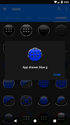 Oreo Blue Icon Pack