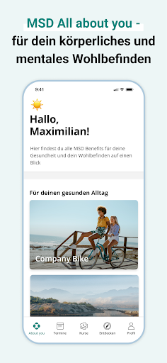 Android application MSD All about you screenshort