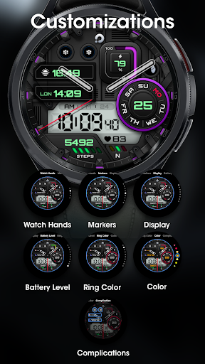 PRADO X101 - Hybrid Watch Face Screen 3