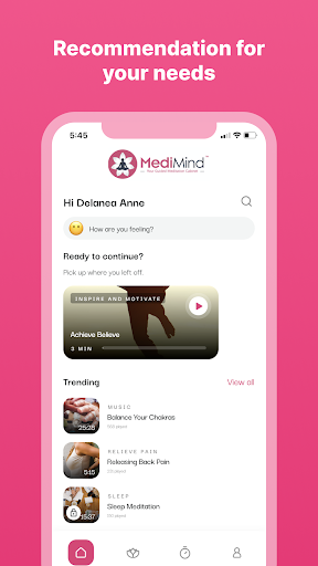 Screenshot of MediMind: Meditation Therapy