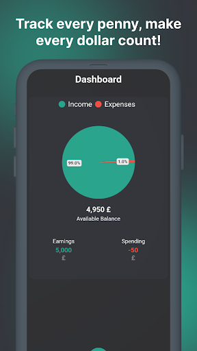 M-TIE (Money - Tracker) Screen 2