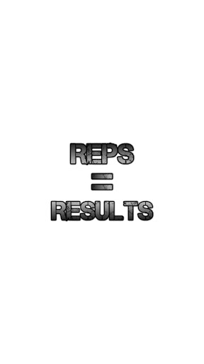 Android application Reps Equal Results screenshort