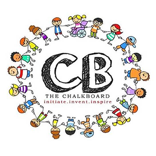 The chalkboard school logo