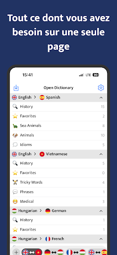 OpenDict - Dico Hors Ligne Capture d'Écran de l'Application Android 5