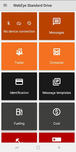 Android application WebEye Standard Drive screenshort