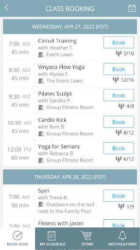 GRIFFIN CLUB FITNESS Screen 3