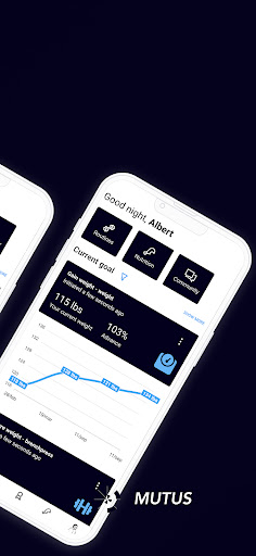 Mutus - Gym, nutrition, goals Screen 2