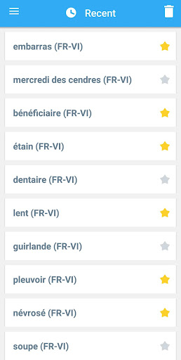 Screenshot of Vietnamese-French Dictionary