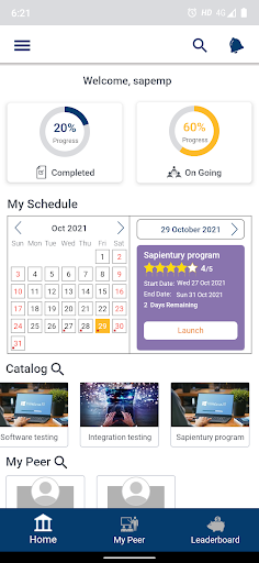 Android application Sapientury screenshort