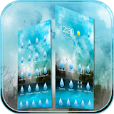 Pure water theme fly birds icon
