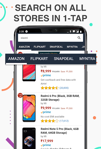 Android application Indian Online Shopping App screenshort