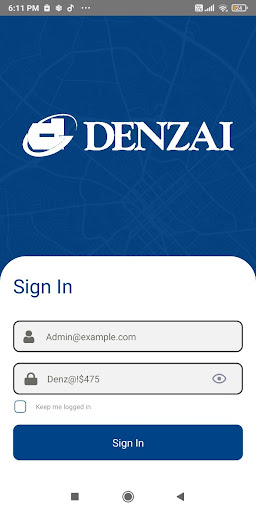 Android application DAM (DENZAI Asset Management) screenshort