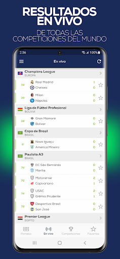 Vista previa de la aplicación