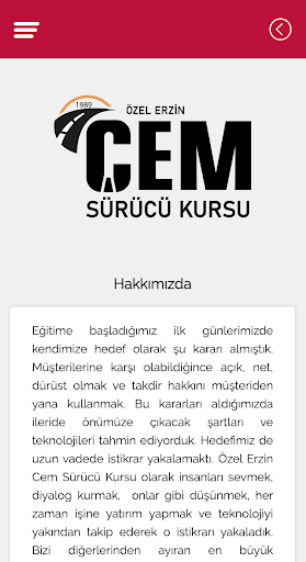 Erzin Cem Sürücü Kursu Screen 2