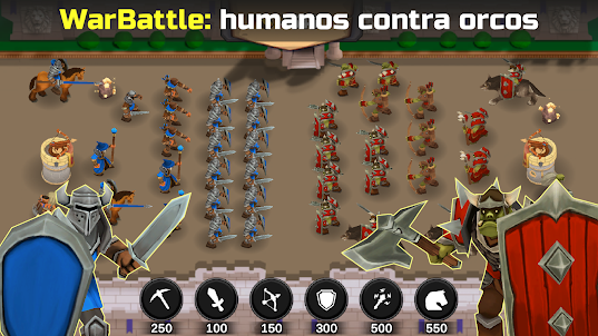 WarBattle: Humanos vs Orcos
