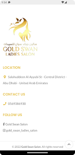 Gold swan ladies salon