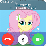 Real Fluttershy video call *OMG NICE Little Pony icon