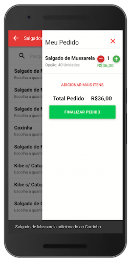 Sabor e Arte Salgados Screenshot
