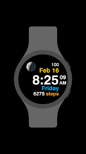South Moon Watch Face