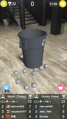 Game screenshot Paper Bin AR: office games hack