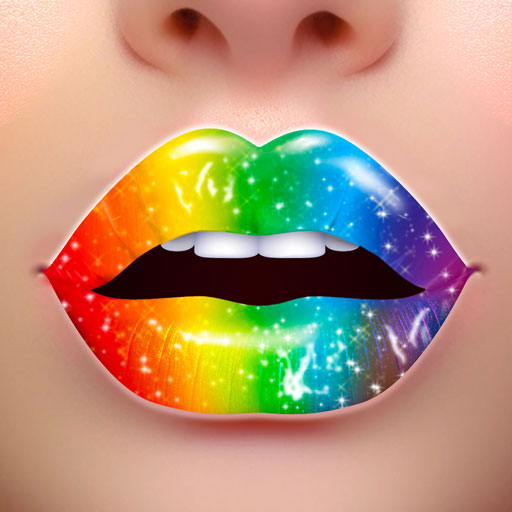Lip Art Beauty DIY Makeup Game logo