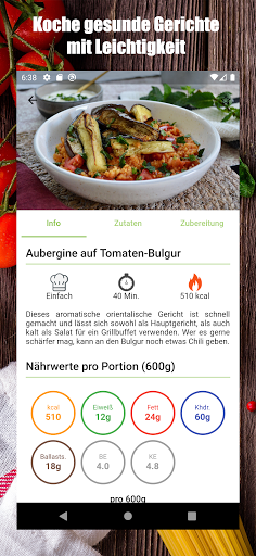 Dr. Cook - gesunde Rezepte Screen 2
