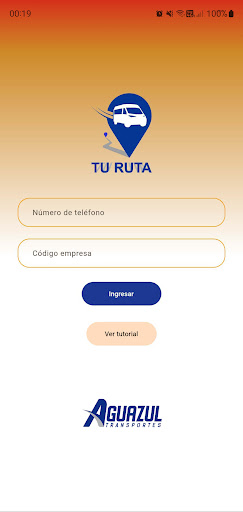 Android application Tu Ruta screenshort